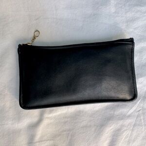 Vintage Coach Skinny Case in Black Glove-Tanned Leather